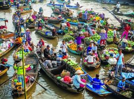 Đặt vé đoàn Vietjet đi Cần Thơ