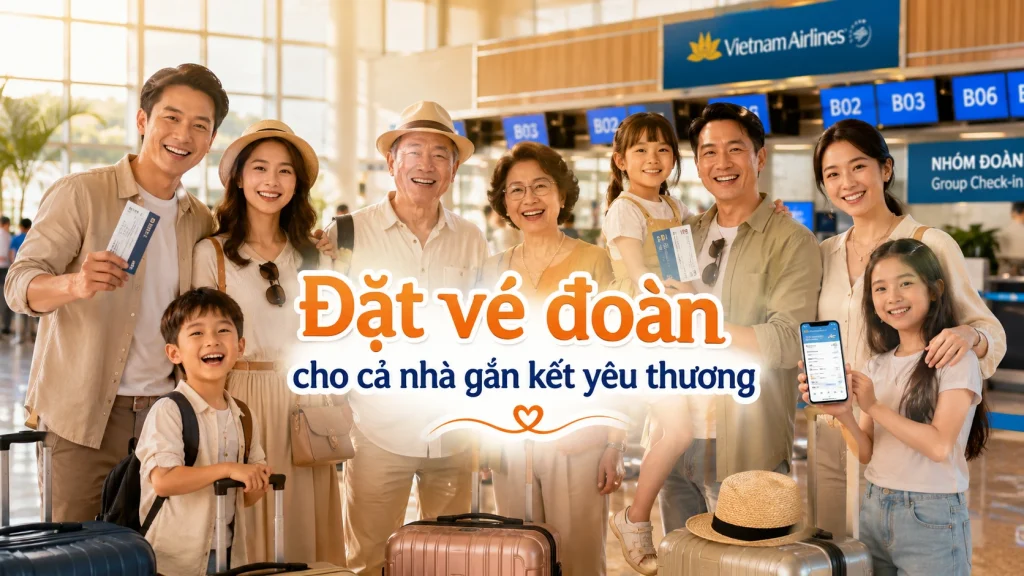 Đặt vé đoàn cho cả nhà gắn kết yêu thương