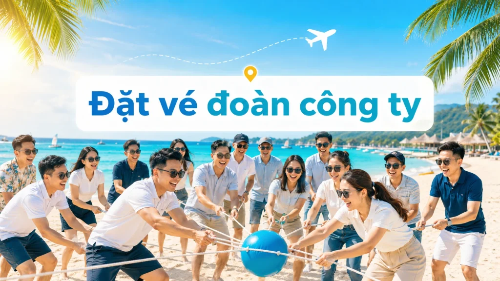 Đặt vé đoàn công ty trong nước và quốc tế