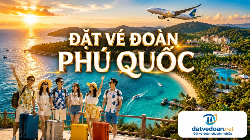 Đặt Vé Máy Bay Theo Đoàn Phú Quốc Giá Tốt