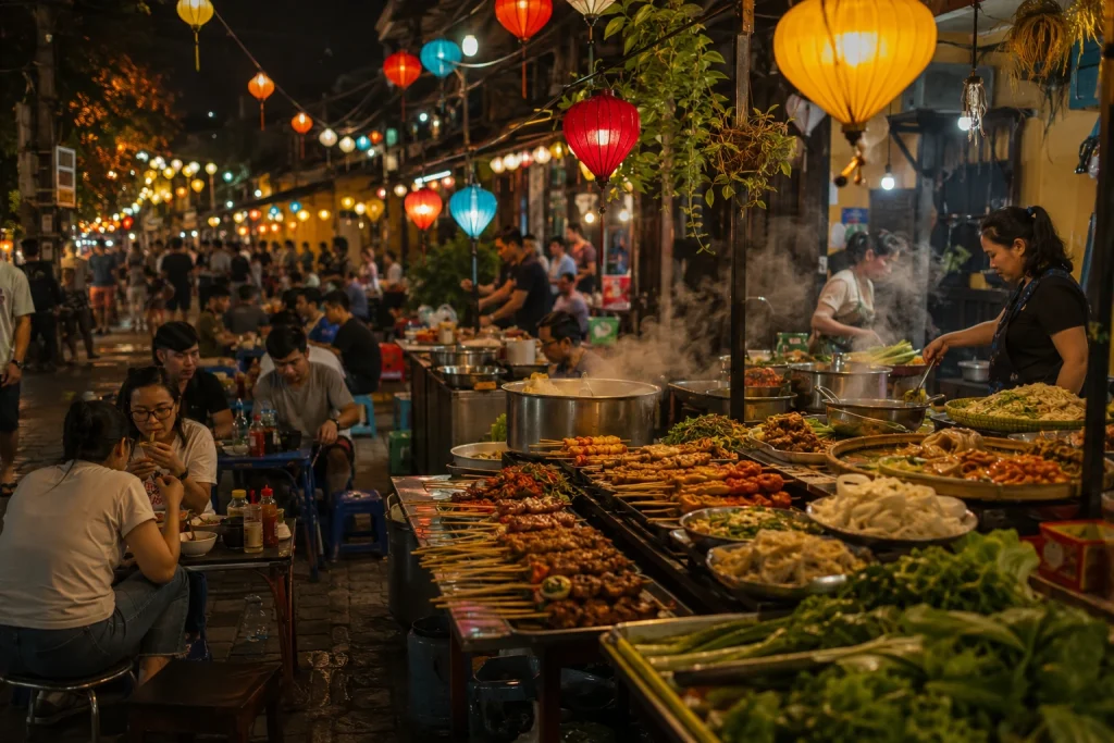 Phố Cổ Lung Linh Về Đêm