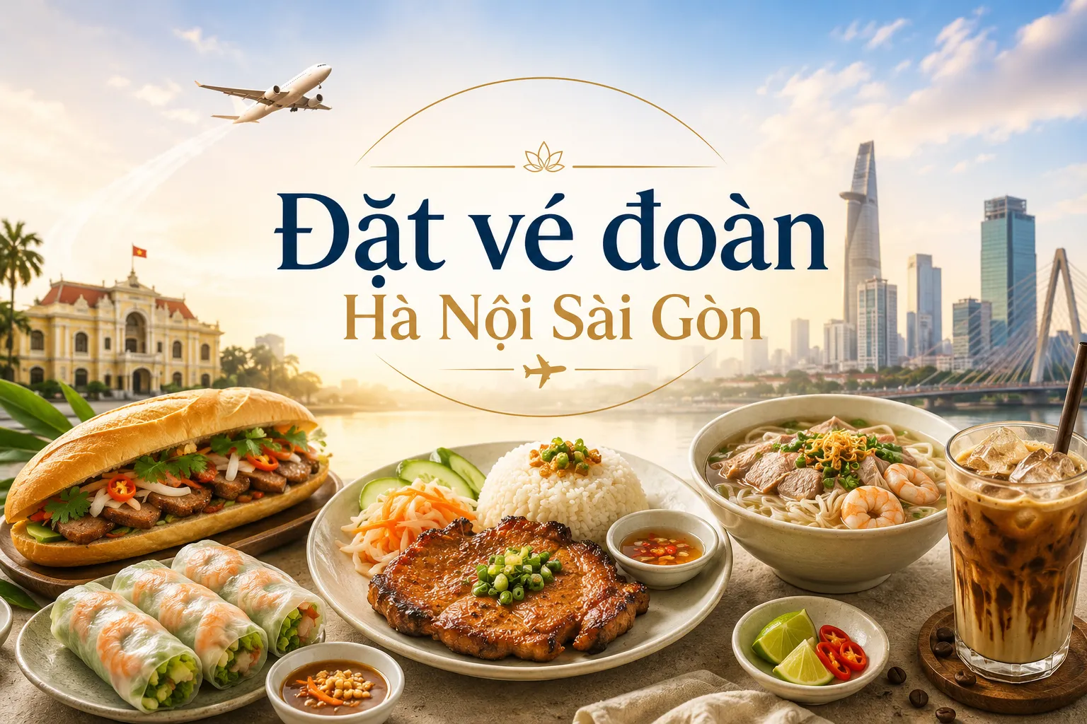 Đặt vé đoàn Hà Nội Sài Gòn