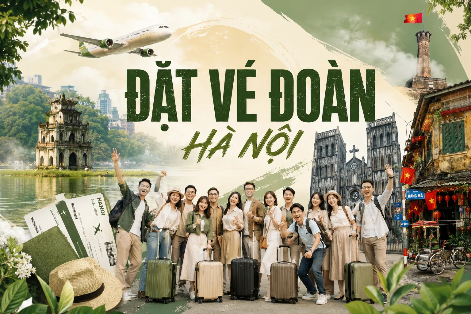 Đặt vé đoàn Hà Nội giữ chỗ linh hoạt, hỗ trợ 24/7