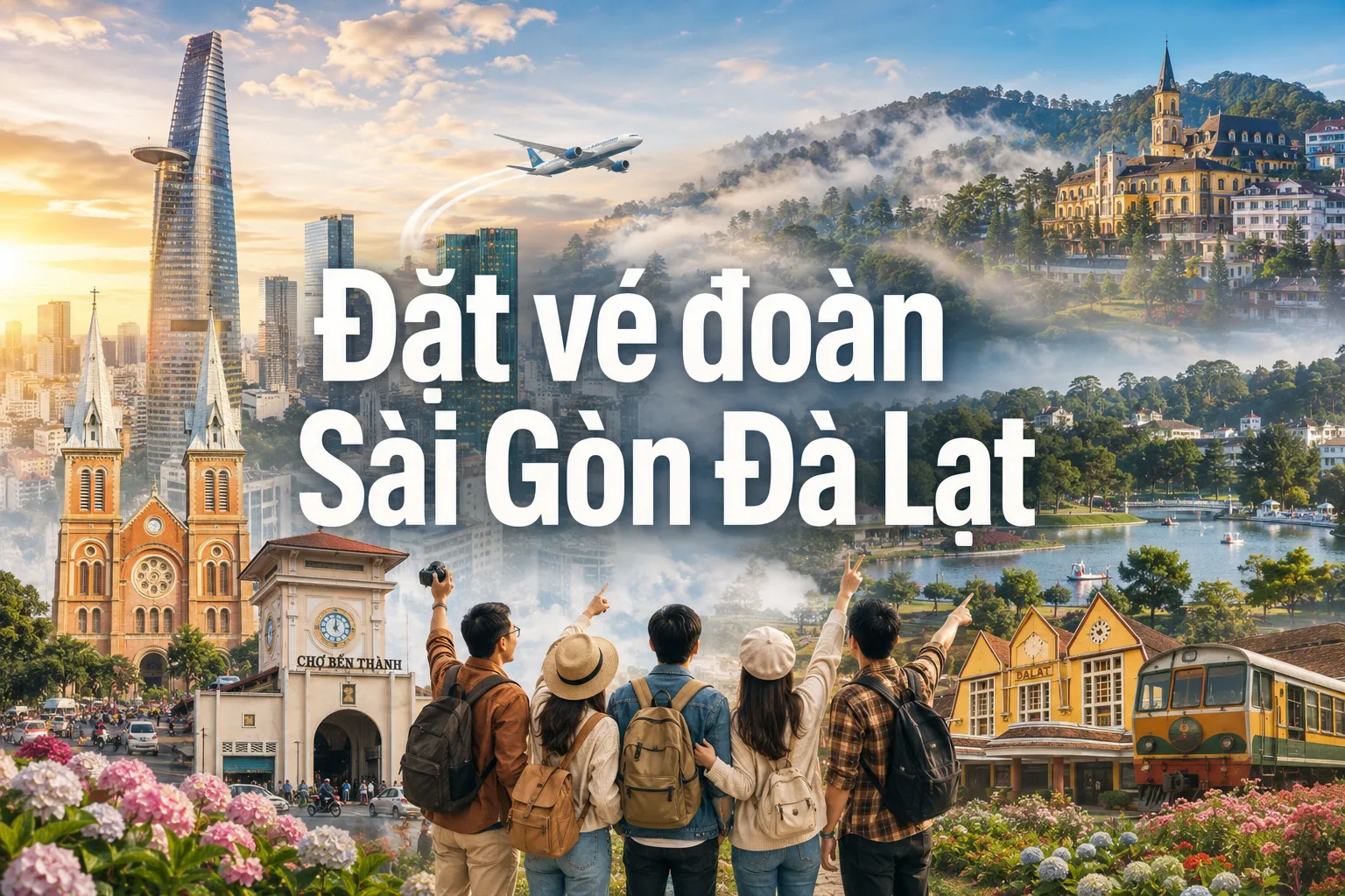 Đặt vé đoàn Sài Gòn Đà Lạt giá rẻ cho doanh nghiệp và gia đình