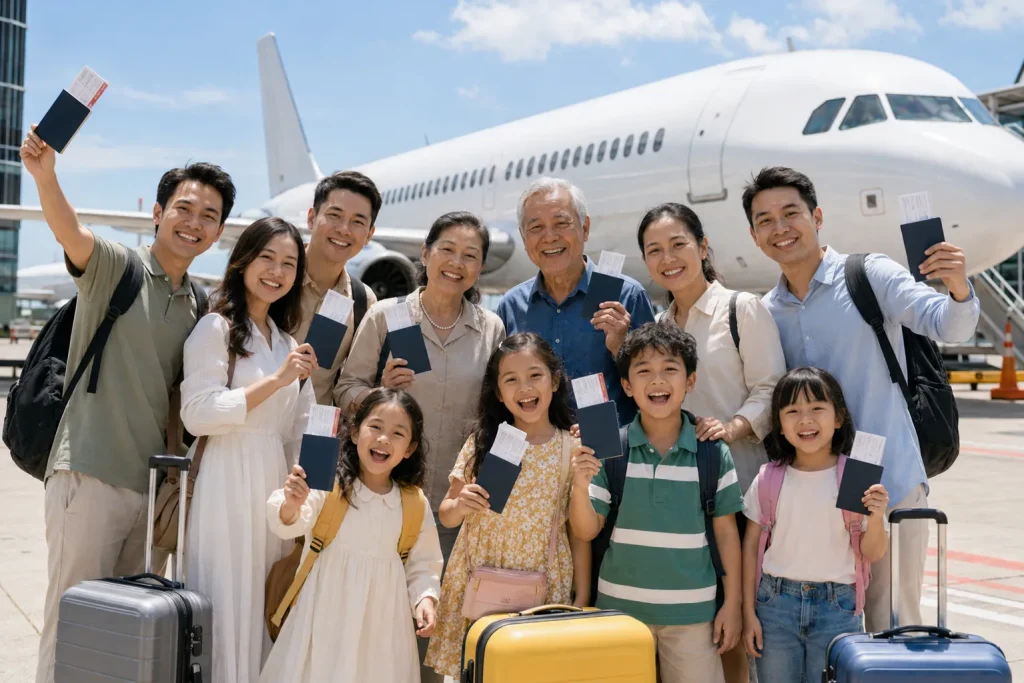 Đặt vé đoàn gia đình tại Datvedoan.net